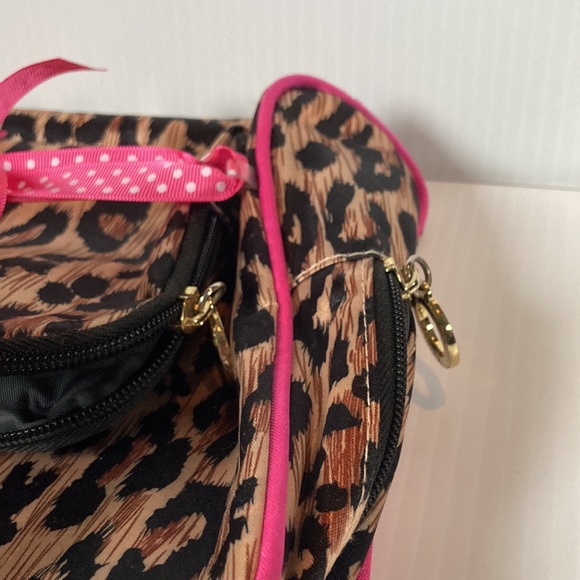 CHEETAH LEOPARD Cosmetic Makeup Travel Bag Pouch Set of 2 - Picture 7 of 10